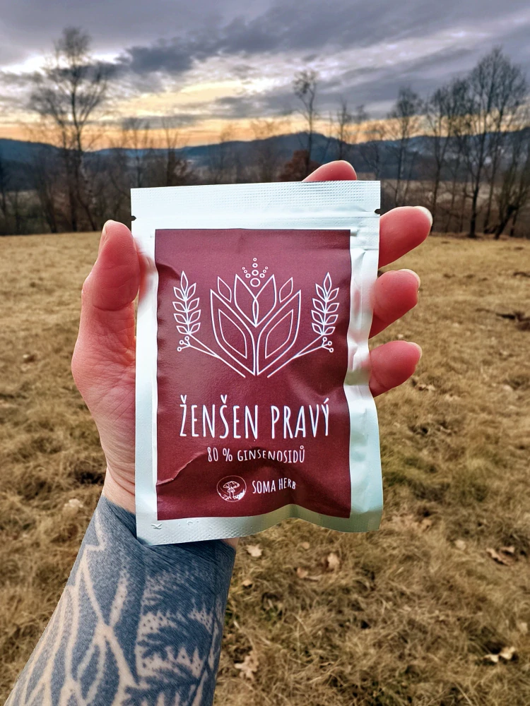 Ženšen pravý - extrakt z kořene s 80% ginsenosidů (prášek) 25 g