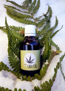 Konopný širokospektrální extrakt – sběratelská tinktura CBD/CBG, 50 ml